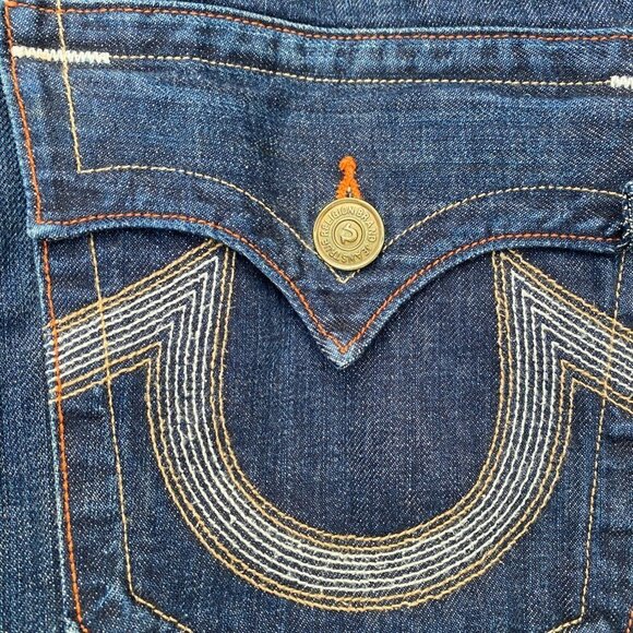 Vintage True Religion Jeans Size 31 RICKY Blue - Picture 6 of 9